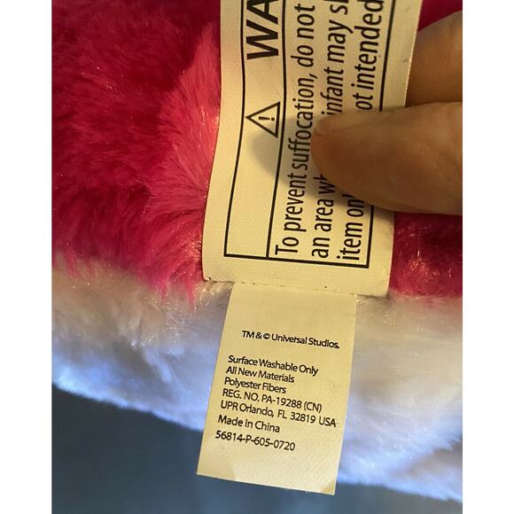 Despicable ME Universal Studios Parks Plush Fluffy Unicorn Heart Rainbow Pillow - Picture 4 of 5